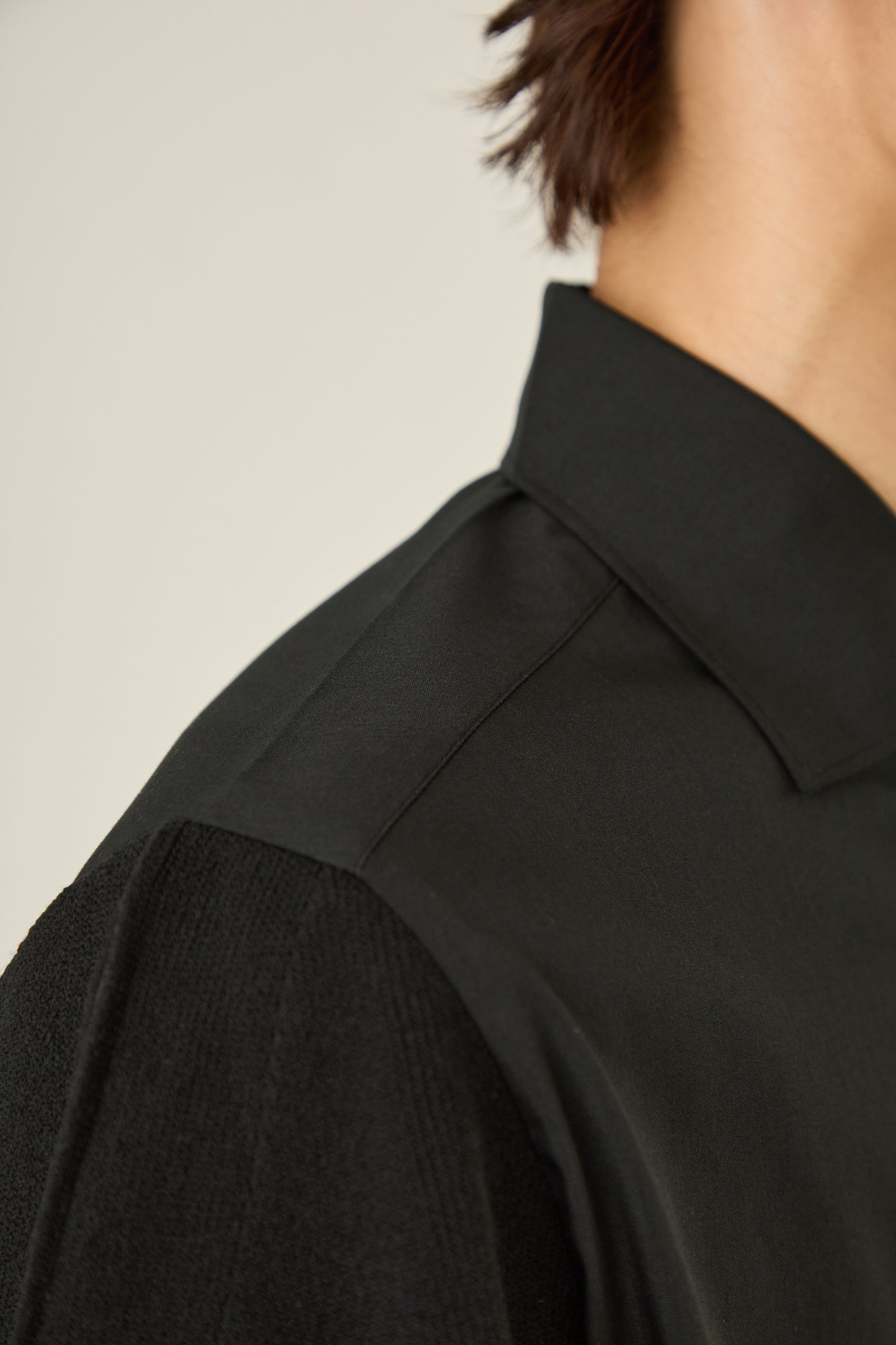 i'm here : KNIT SLEEVE : DOCKING SHIRTS