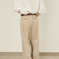 i'm here : LINEN WIDE PANTS :