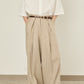 i'm here : LINEN WIDE PANTS :