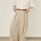 i'm here : LINEN WIDE PANTS :