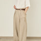 i'm here : LINEN WIDE PANTS :
