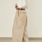 i'm here : LINEN WIDE PANTS :