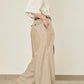i'm here : LINEN WIDE PANTS :