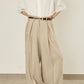 i'm here : LINEN WIDE PANTS :