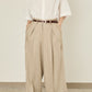 i'm here : LINEN WIDE PANTS :