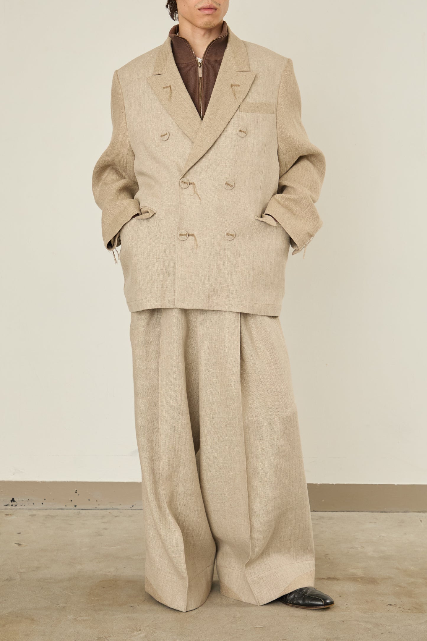 i'm here : GRANDPA  : LINEN JACKET