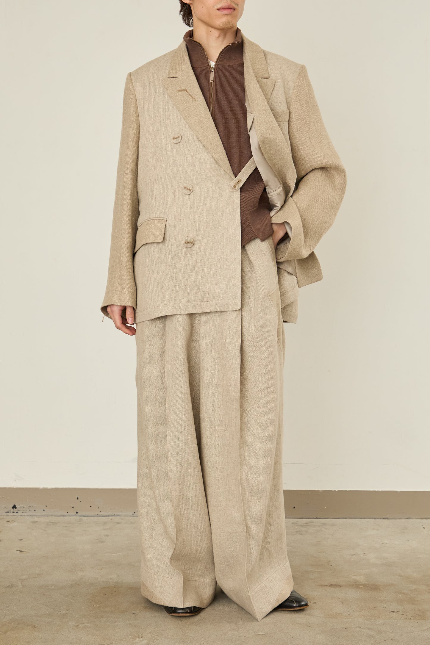 i'm here : GRANDPA  : LINEN JACKET
