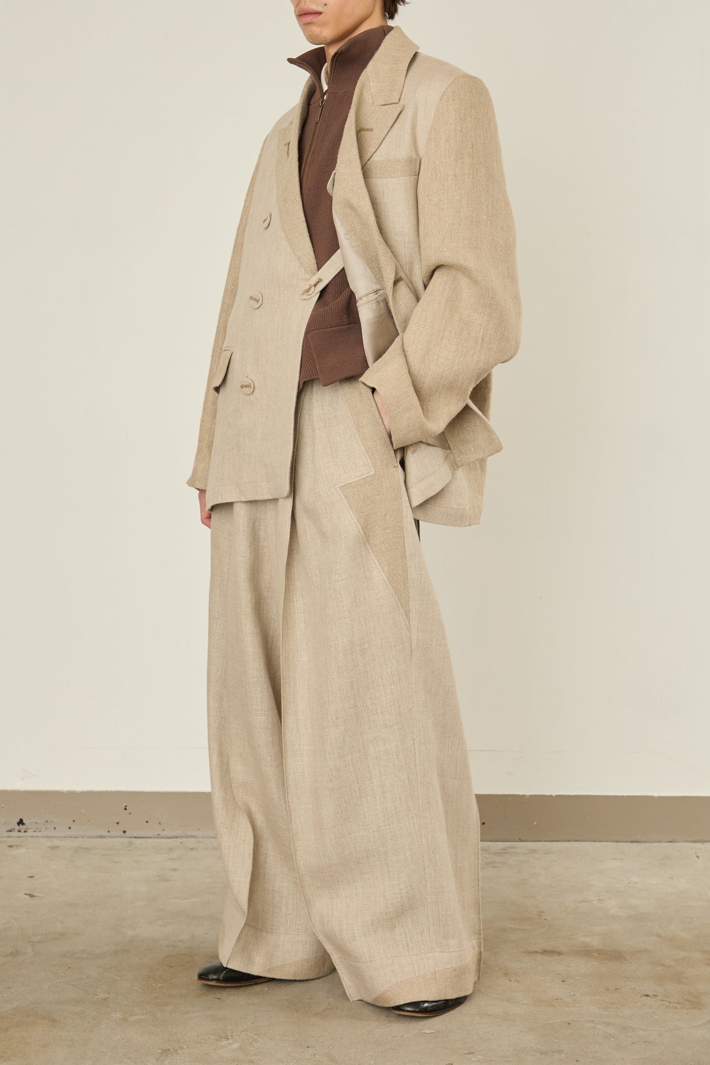 i'm here : GRANDPA  : LINEN JACKET