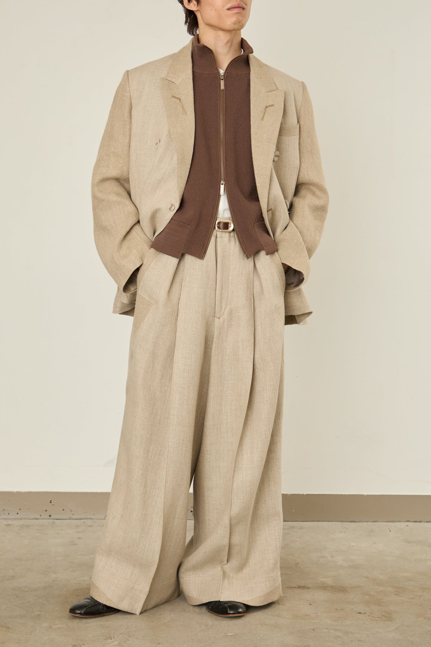 i'm here : GRANDPA  : LINEN JACKET