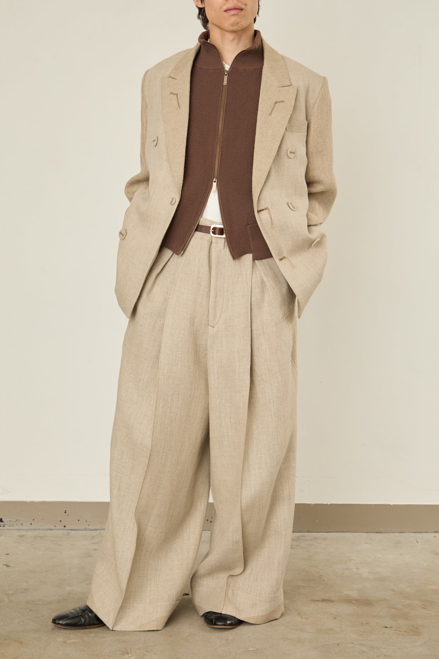 i'm here : GRANDPA  : LINEN JACKET