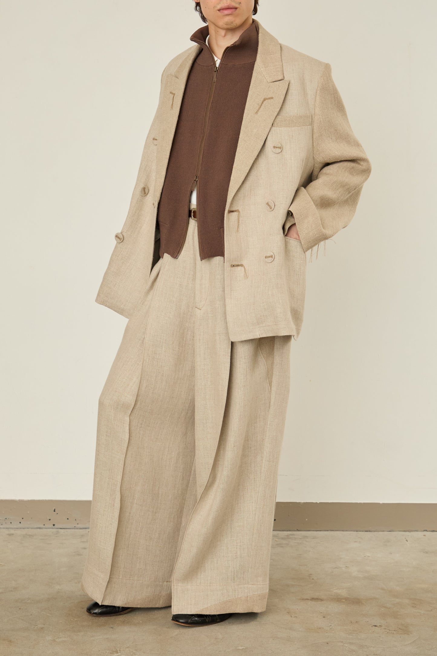 i'm here : GRANDPA  : LINEN JACKET