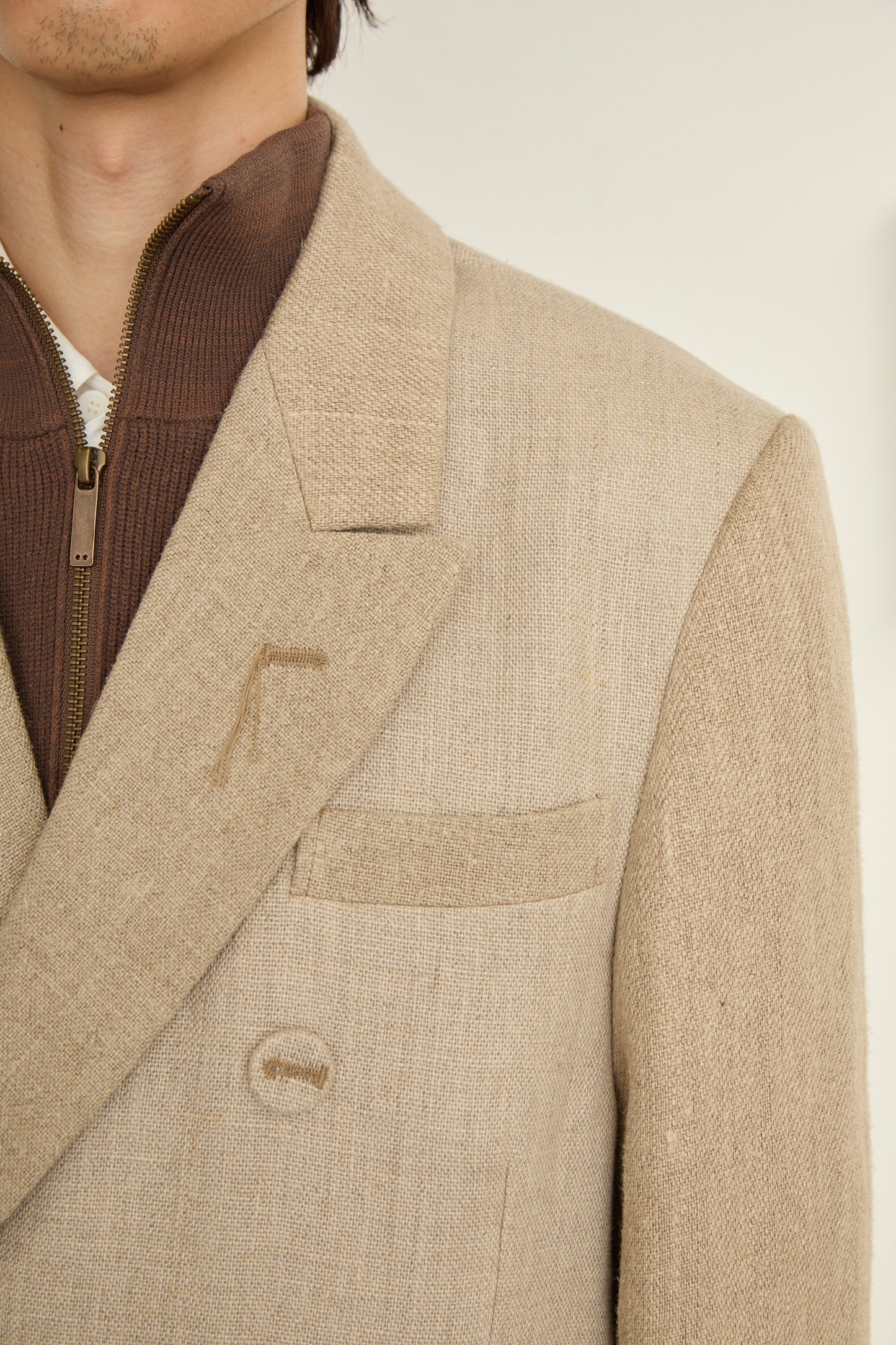 i'm here : GRANDPA  : LINEN JACKET