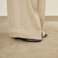 i'm here : LINEN WIDE PANTS :