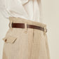 i'm here : LINEN WIDE PANTS :