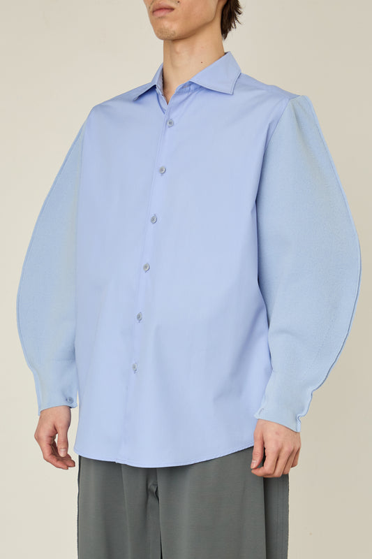 i'm here : KNIT SLEEVE : DOCKING SHIRTS