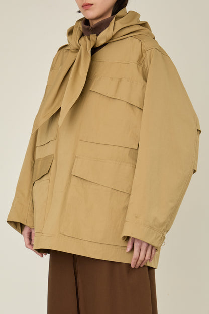 i'm here : HAOLI MILITARY :  JACKET / BEIGE