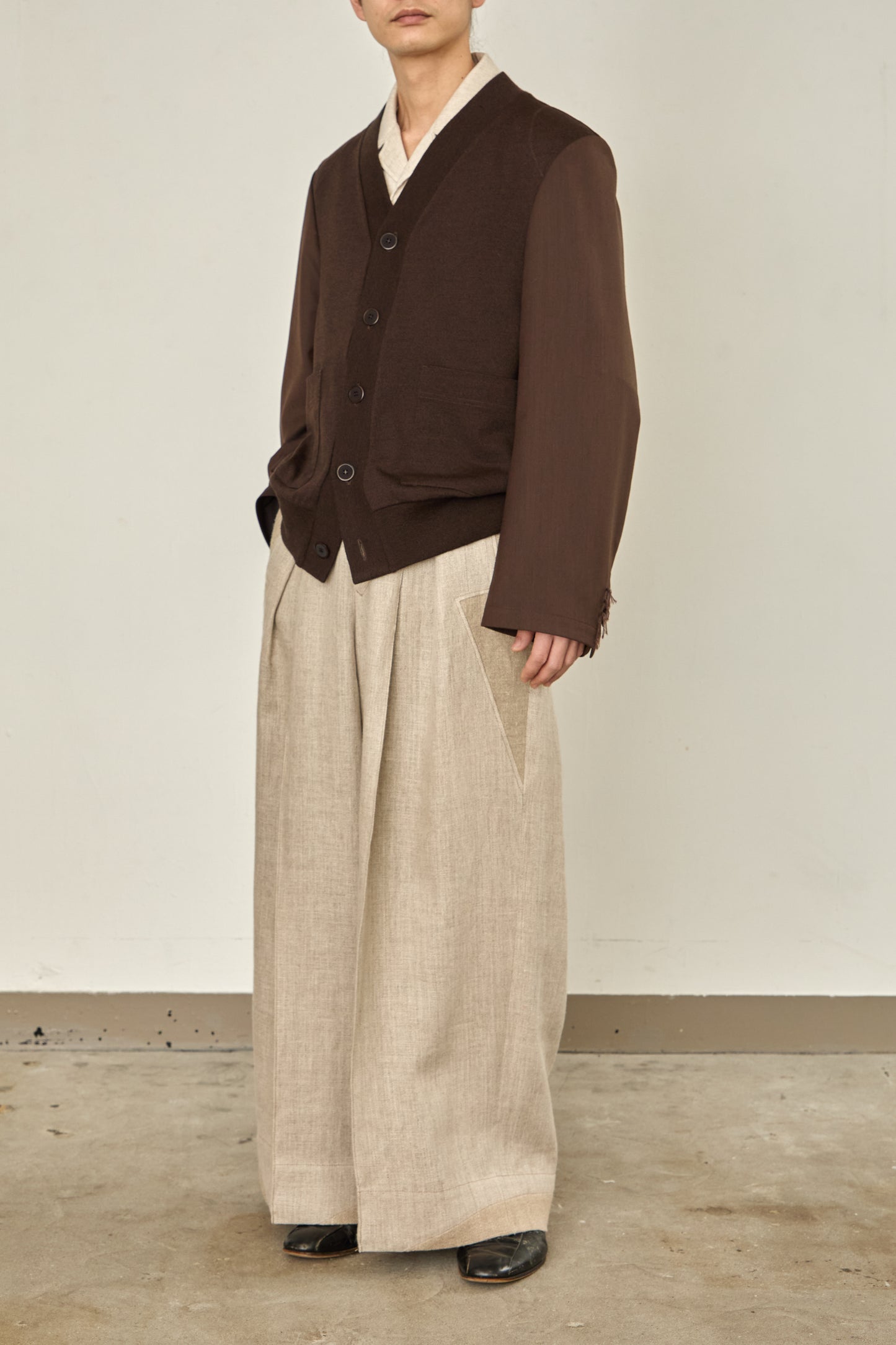 i'm here : UN(I)FORM JERSEY : DOCKING CARDIGAN