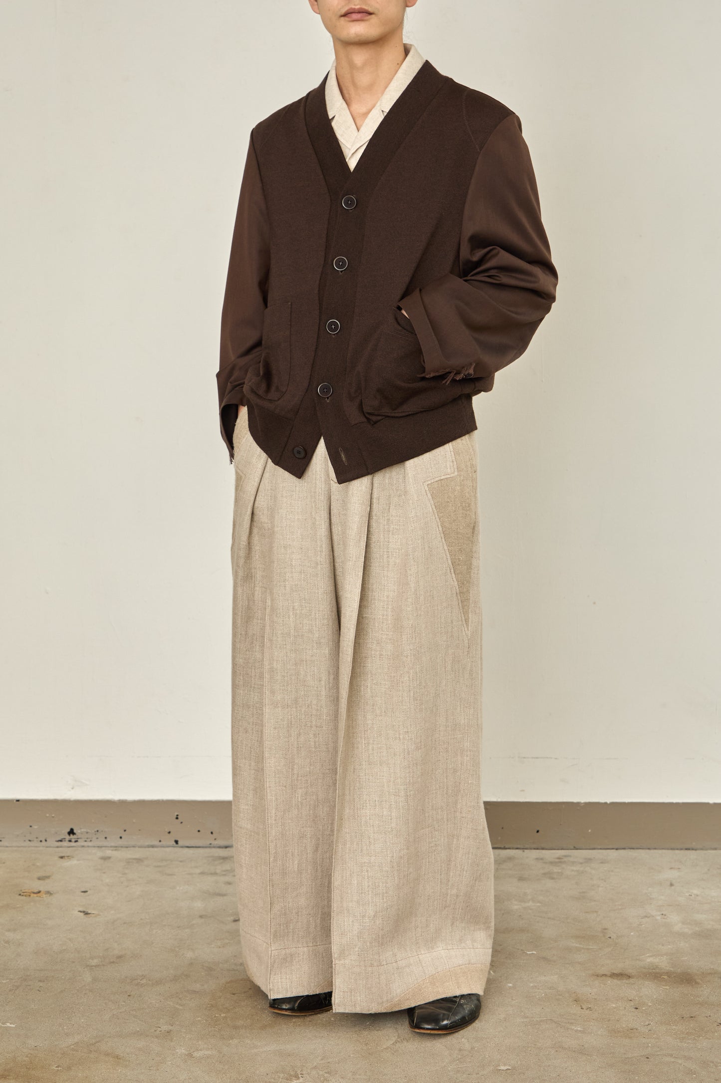 i'm here : UN(I)FORM JERSEY : DOCKING CARDIGAN