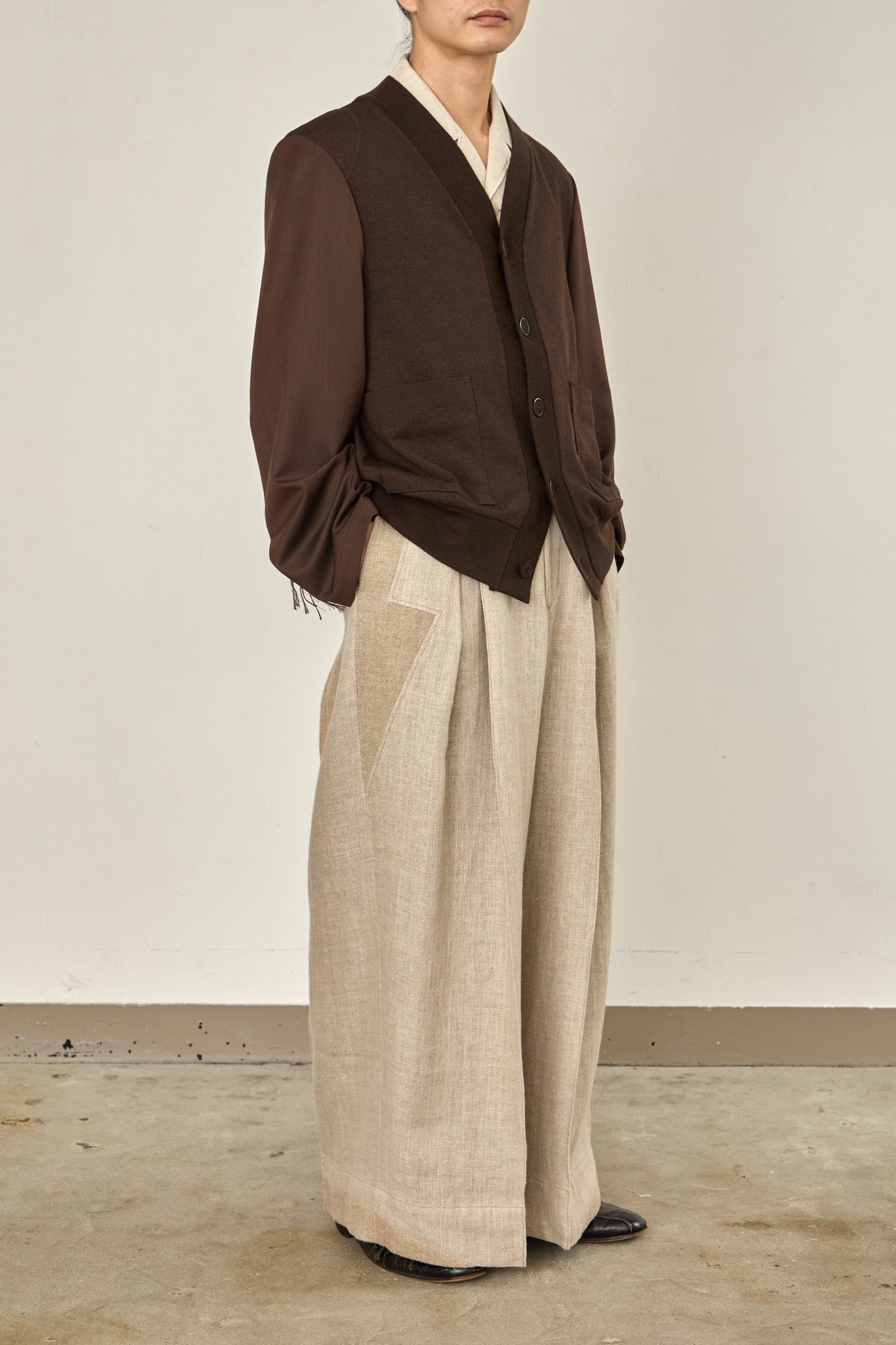 i'm here : UN(I)FORM JERSEY : DOCKING CARDIGAN