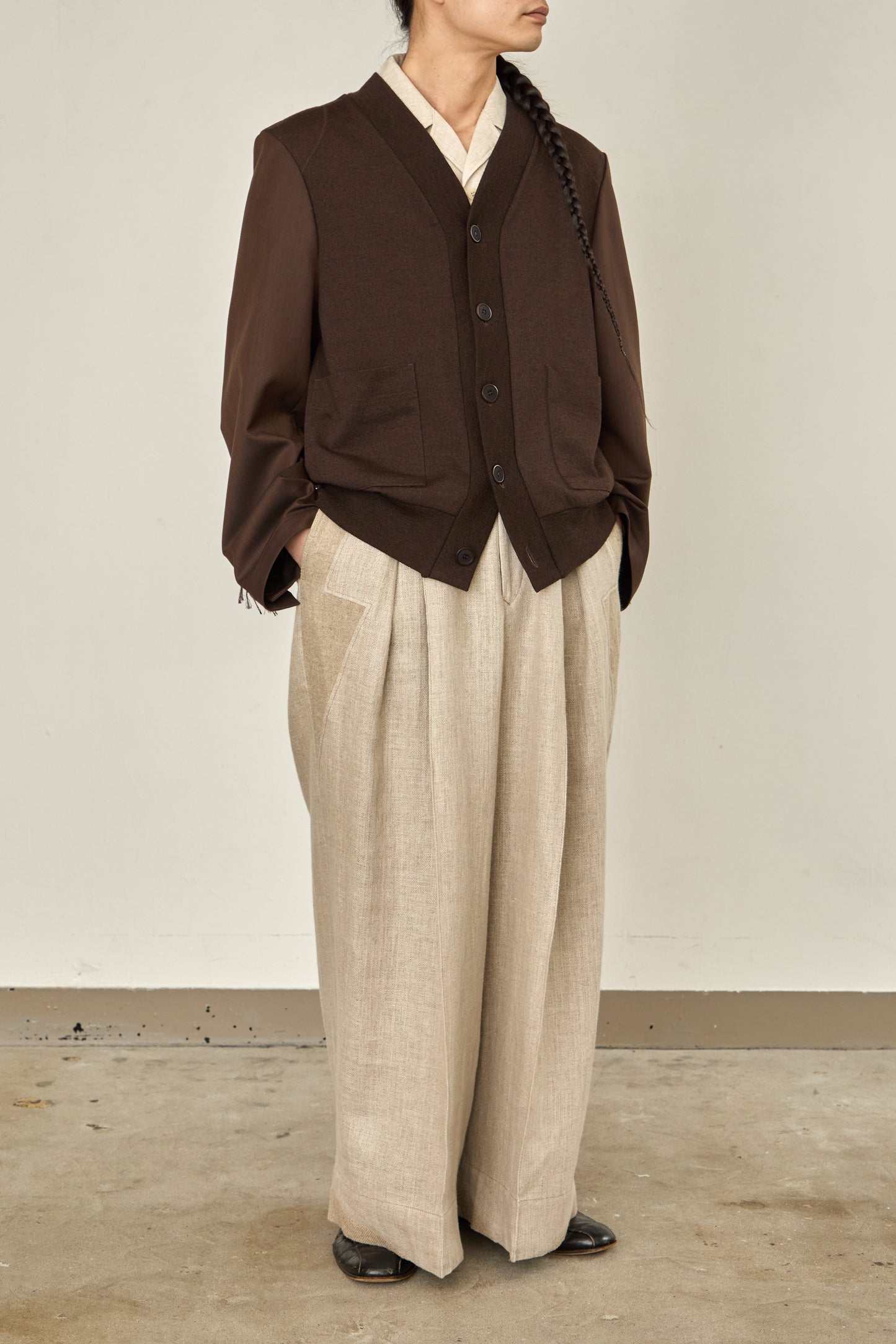 i'm here : UN(I)FORM JERSEY : DOCKING CARDIGAN