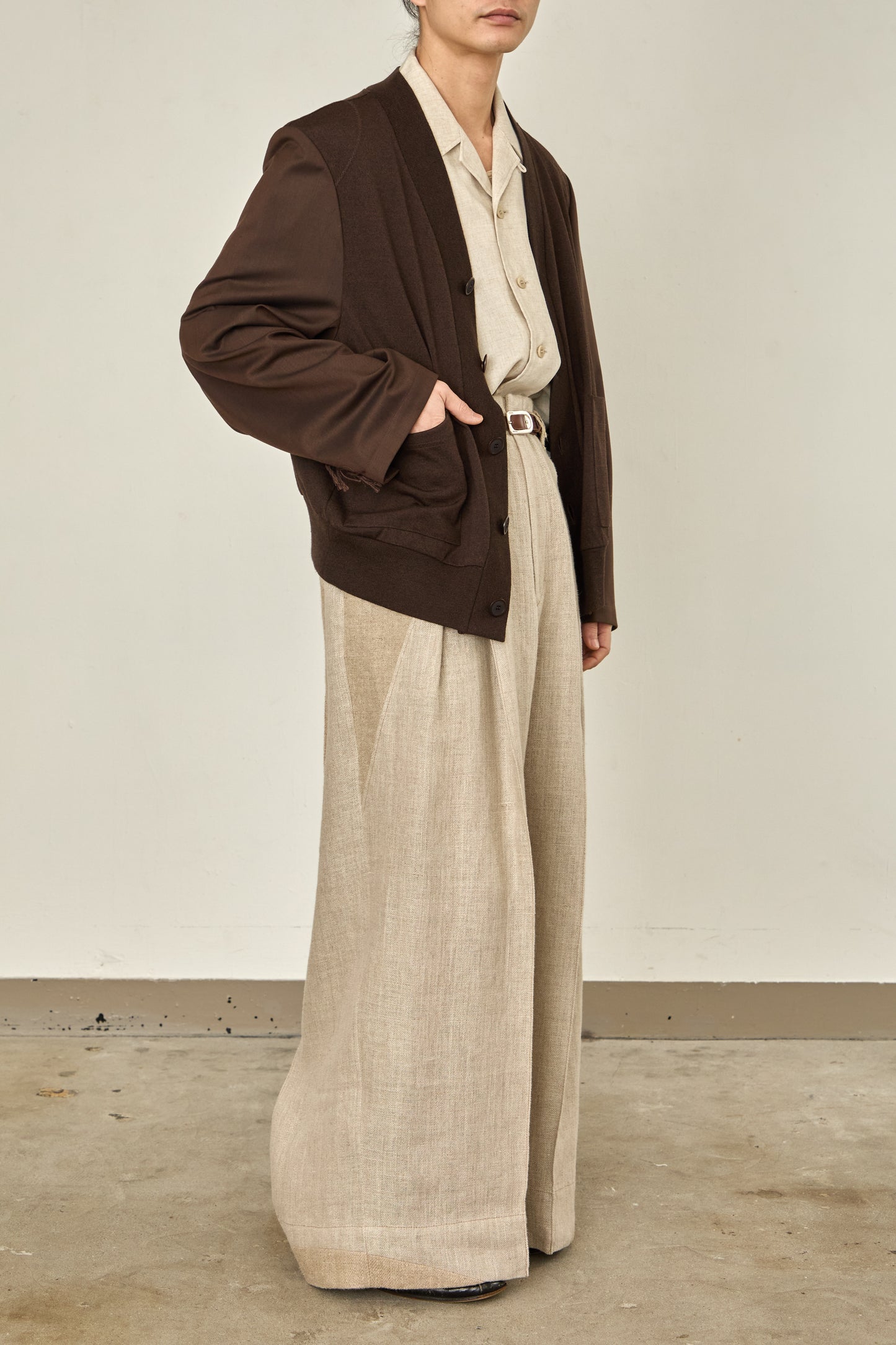 i'm here : UN(I)FORM JERSEY : DOCKING CARDIGAN