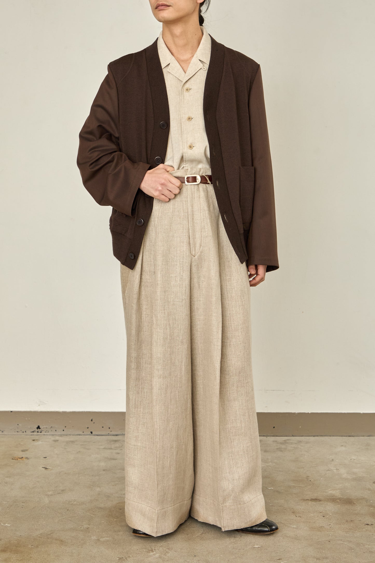 i'm here : UN(I)FORM JERSEY : DOCKING CARDIGAN