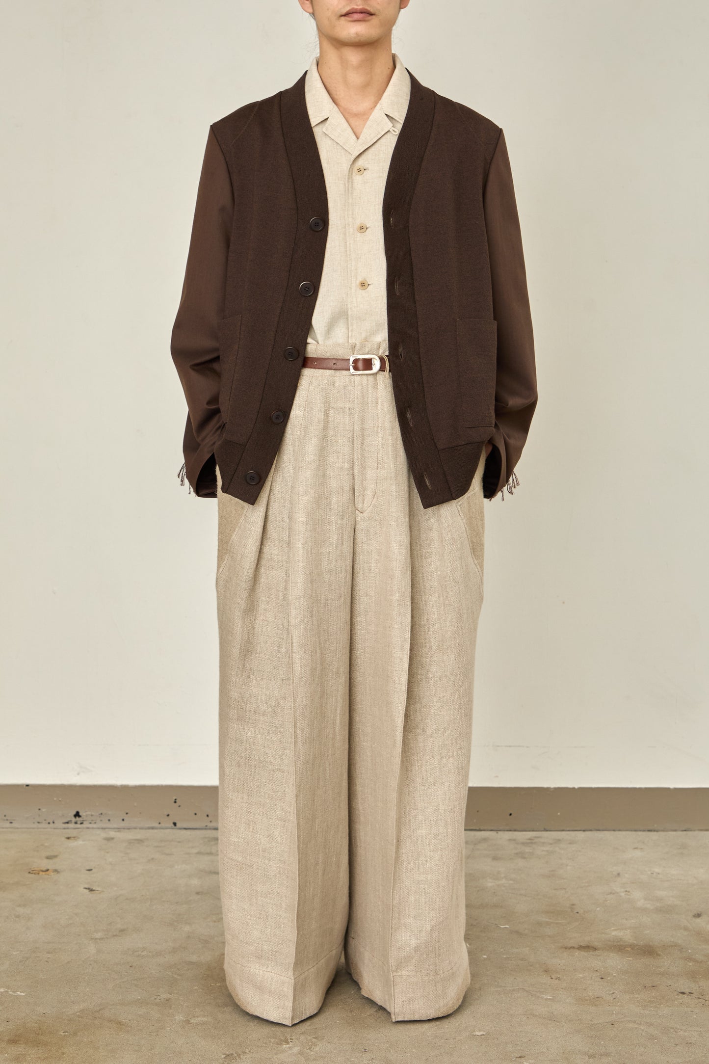 i'm here : UN(I)FORM JERSEY : DOCKING CARDIGAN