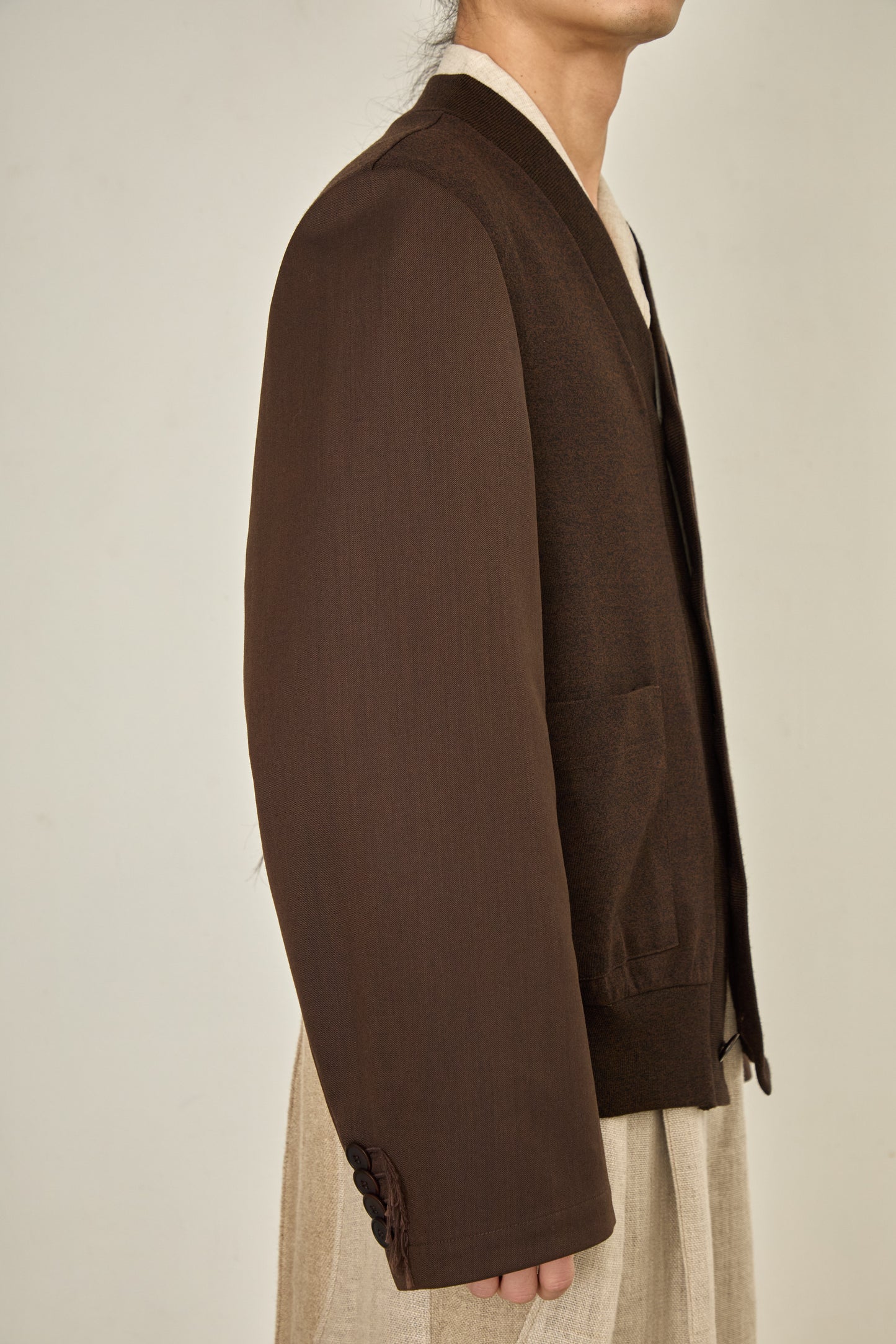 i'm here : UN(I)FORM JERSEY : DOCKING CARDIGAN