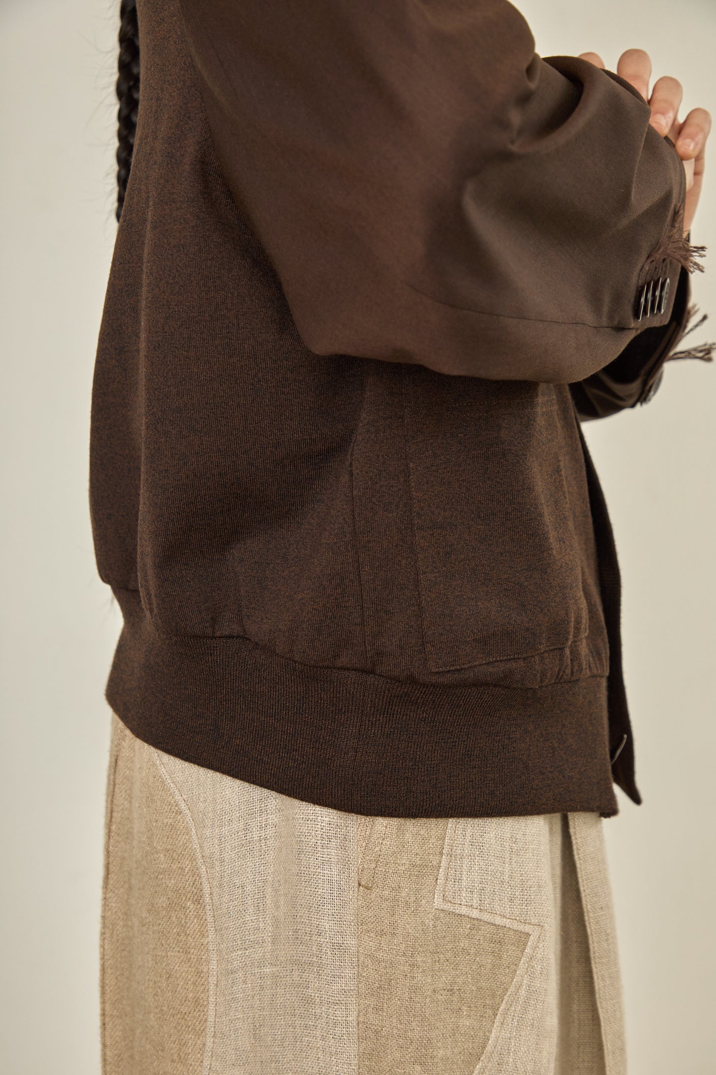 i'm here : UN(I)FORM JERSEY : DOCKING CARDIGAN