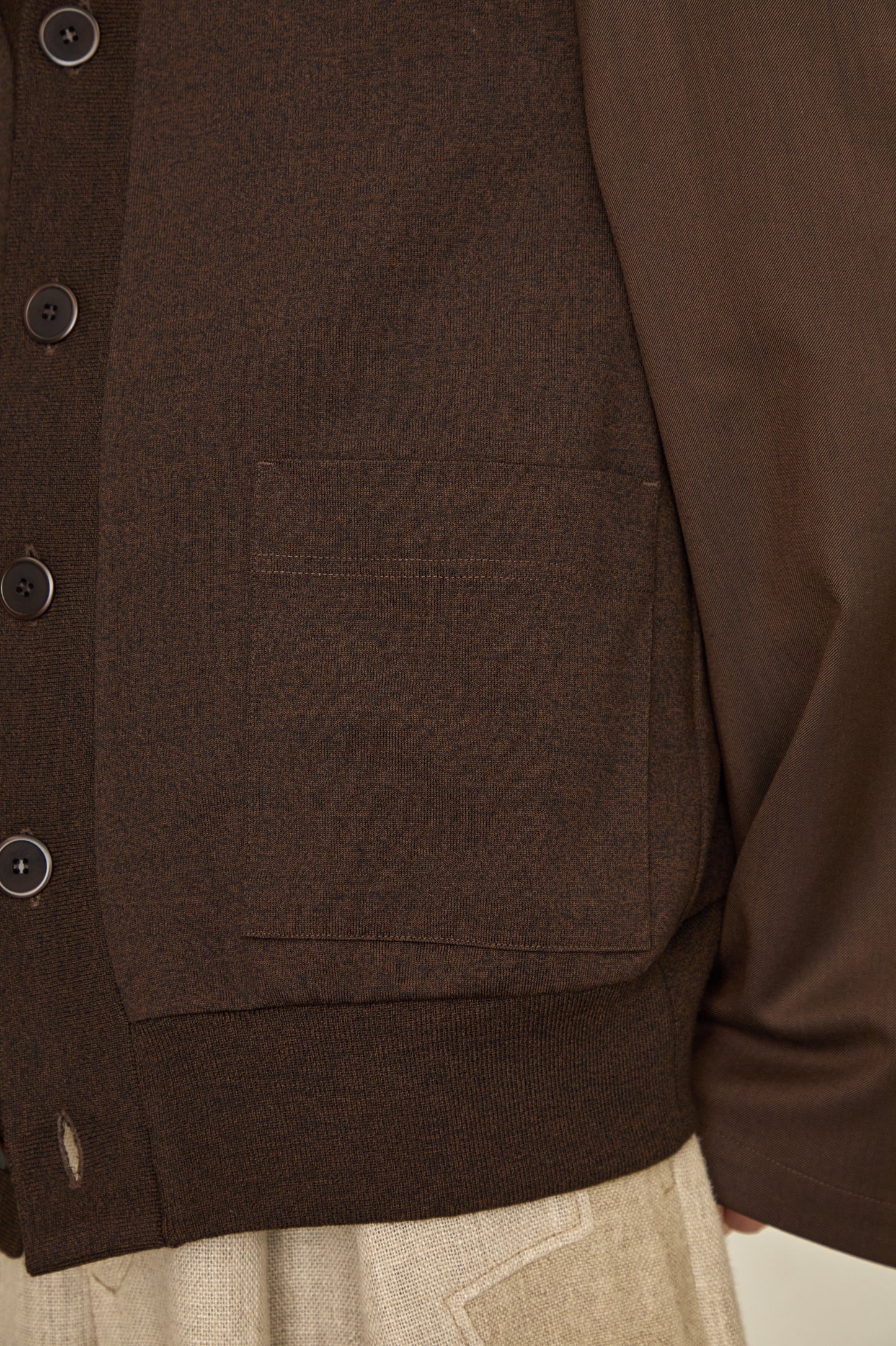 i'm here : UN(I)FORM JERSEY : DOCKING CARDIGAN
