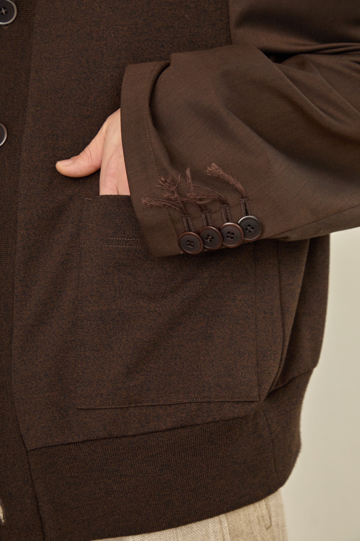 i'm here : UN(I)FORM JERSEY : DOCKING CARDIGAN