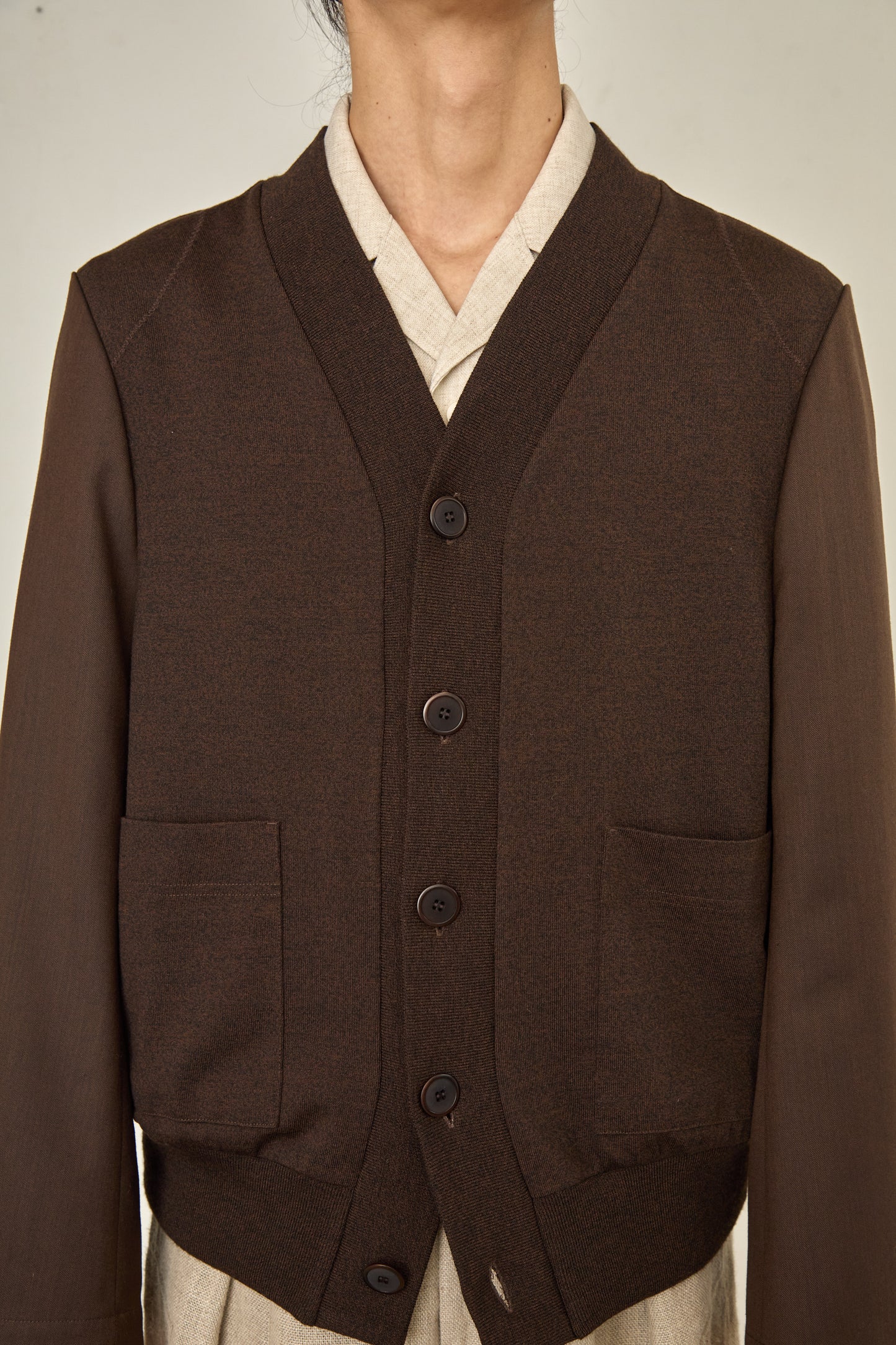 i'm here : UN(I)FORM JERSEY : DOCKING CARDIGAN