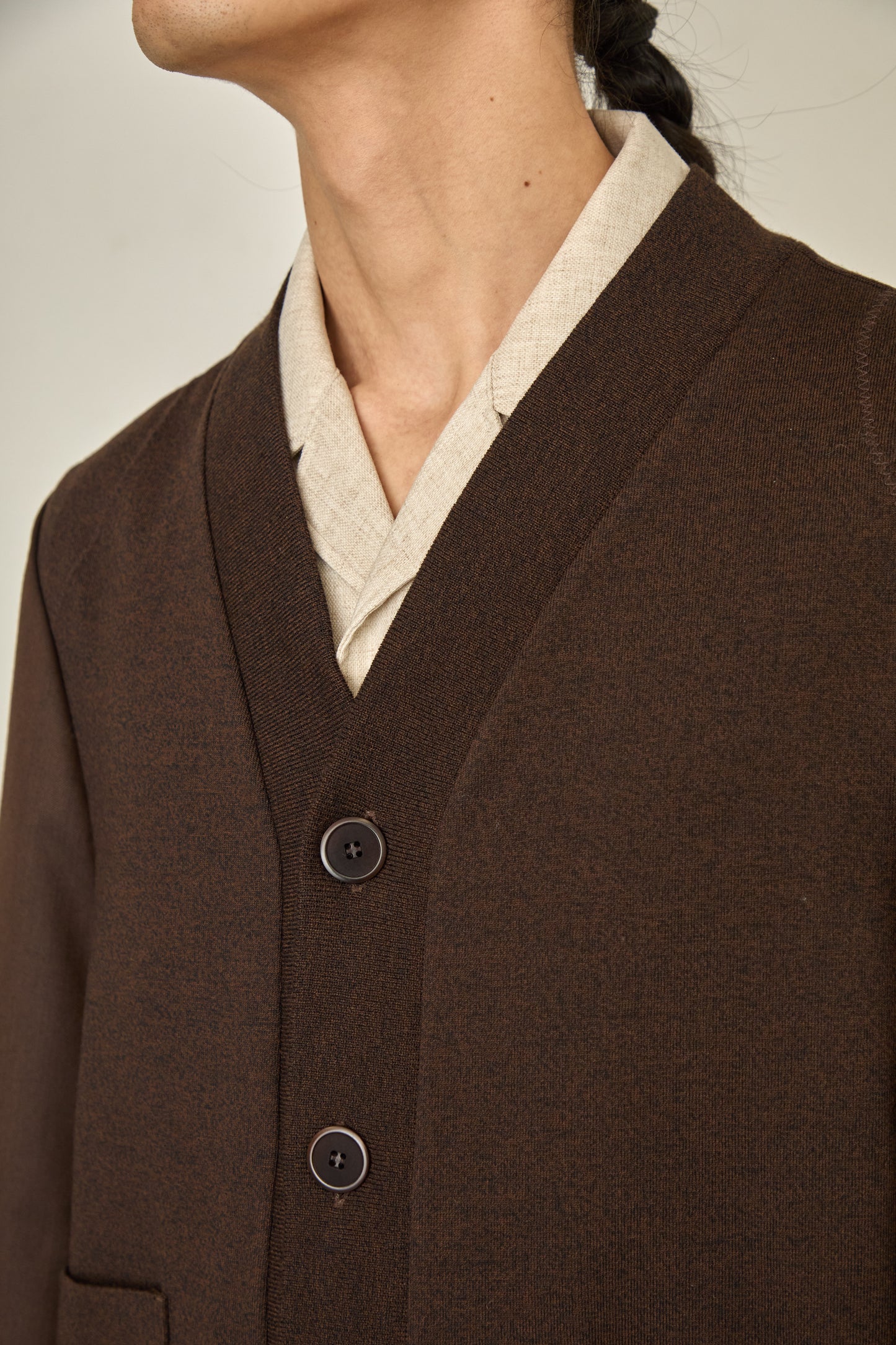 i'm here : UN(I)FORM JERSEY : DOCKING CARDIGAN