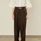 i'm here : UN(I)FORM : " ONE " TUCK PANTS