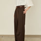 i'm here : UN(I)FORM : " ONE " TUCK PANTS