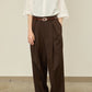 i'm here : UN(I)FORM : " ONE " TUCK PANTS