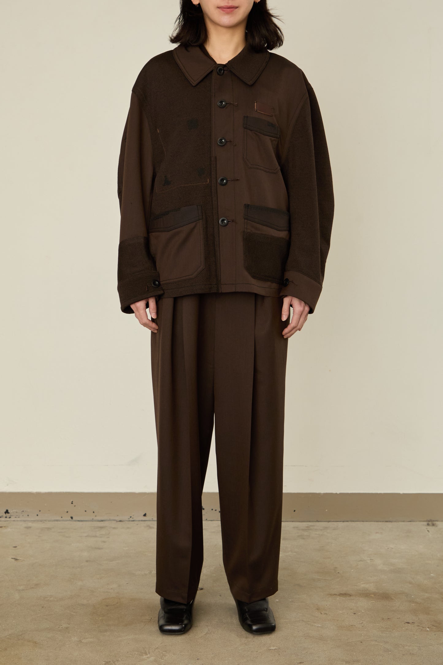 i'm here : UN(I)FORM : " PATCH WORK " JACKET