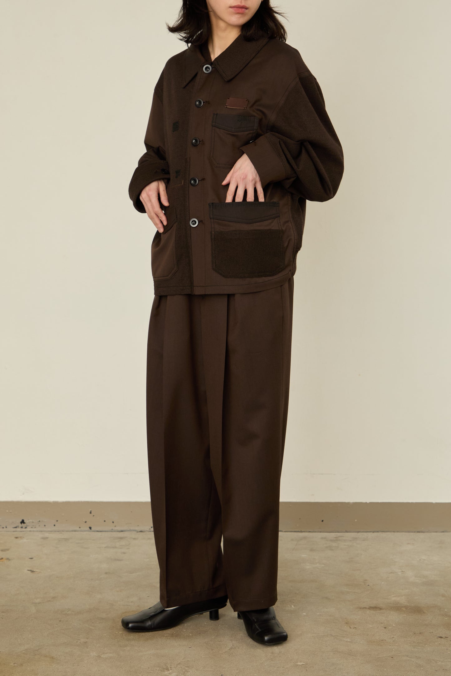 i'm here : UN(I)FORM : " PATCH WORK " JACKET