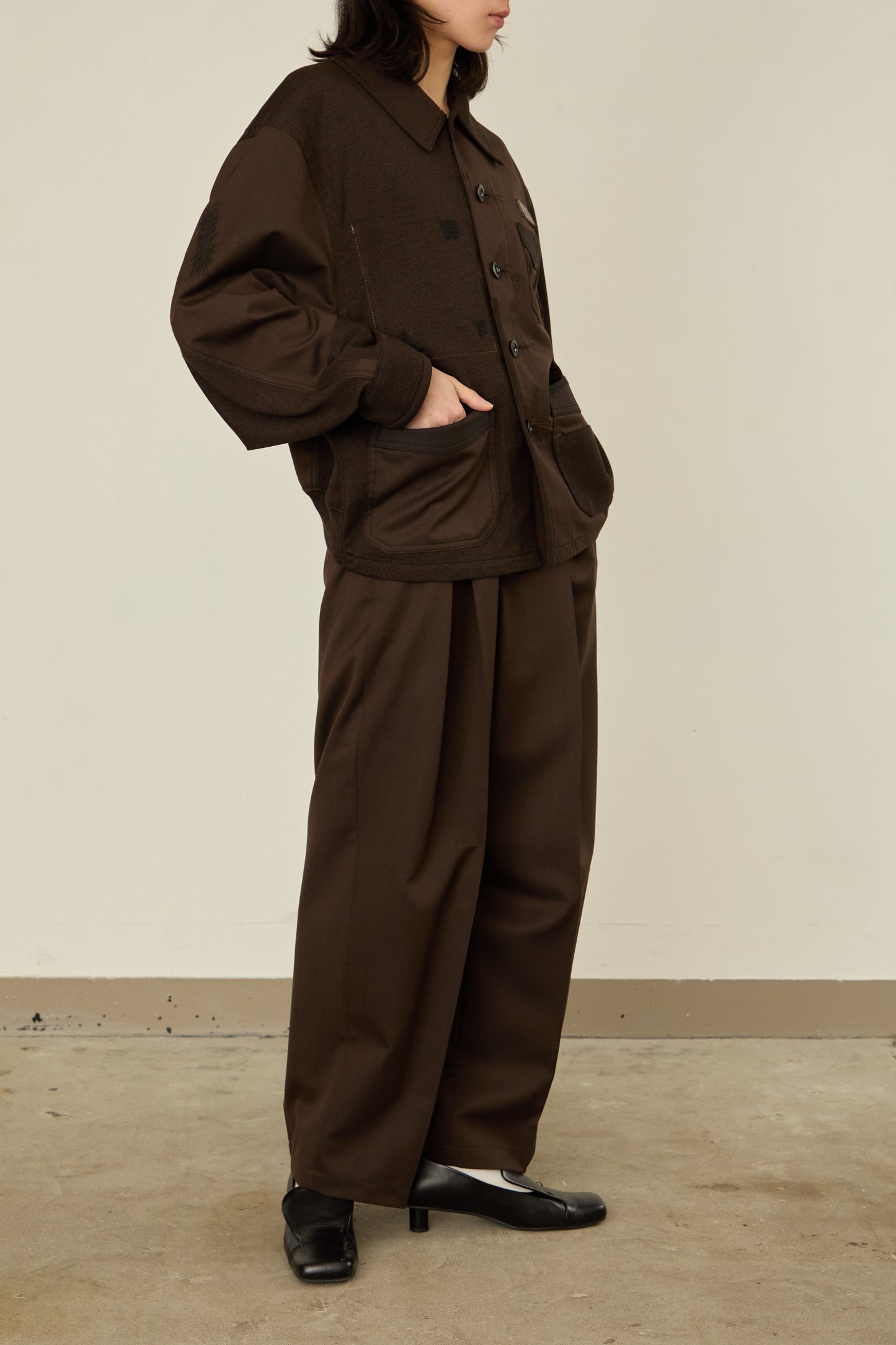 i'm here : UN(I)FORM : " PATCH WORK " JACKET