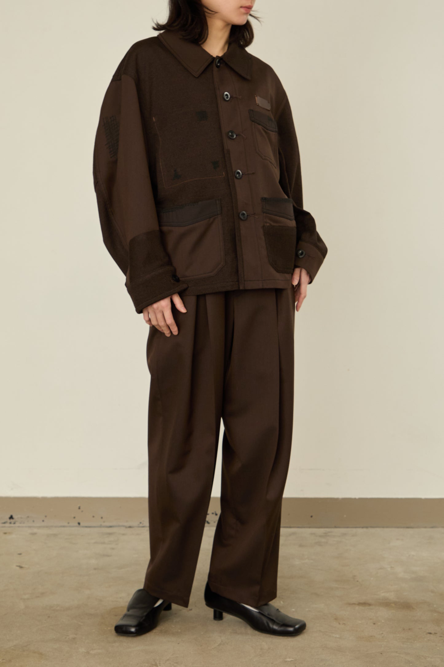 i'm here : UN(I)FORM : " PATCH WORK " JACKET