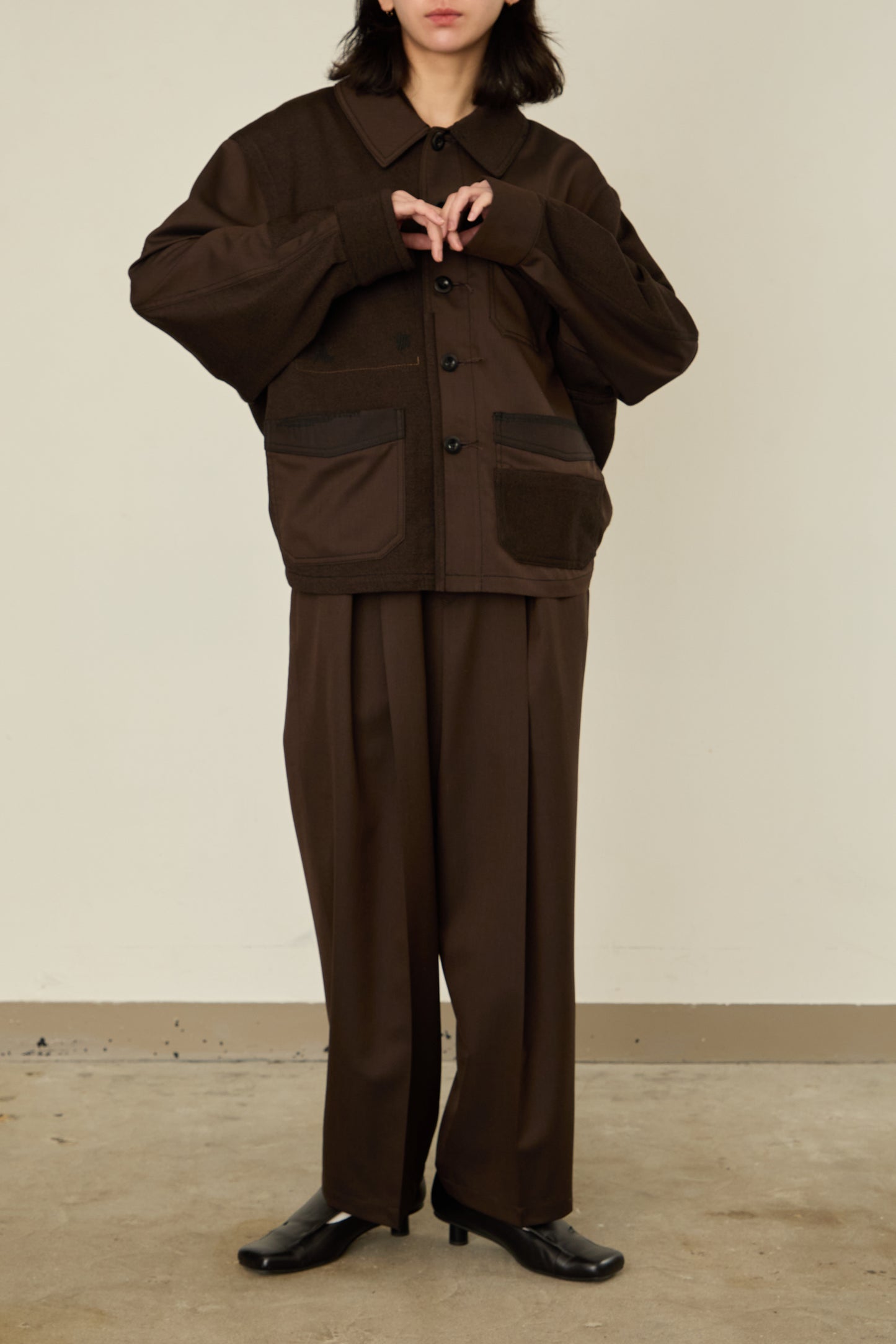 i'm here : UN(I)FORM : " PATCH WORK " JACKET