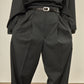i'm here : UN(I)FORM : " ONE " TUCK PANTS