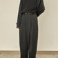 i'm here : UN(I)FORM : " ONE " TUCK PANTS