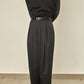 i'm here : UN(I)FORM : " ONE " TUCK PANTS