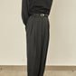 i'm here : UN(I)FORM : " ONE " TUCK PANTS
