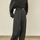 i'm here : UN(I)FORM : " ONE " TUCK PANTS