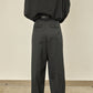 i'm here : UN(I)FORM : " ONE " TUCK PANTS