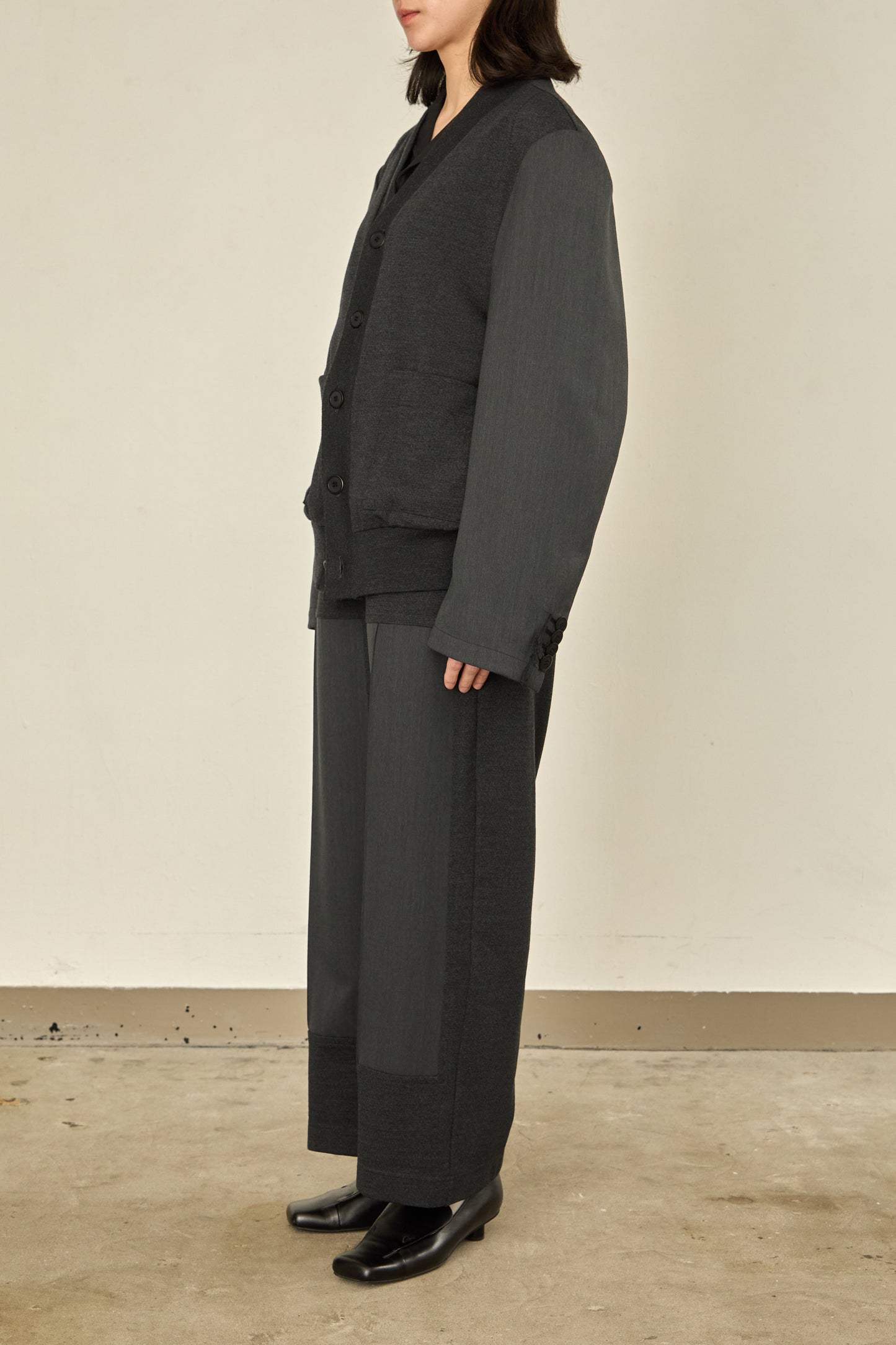 i'm here : UN(I)FORM JERSEY : DOCKING CARDIGAN