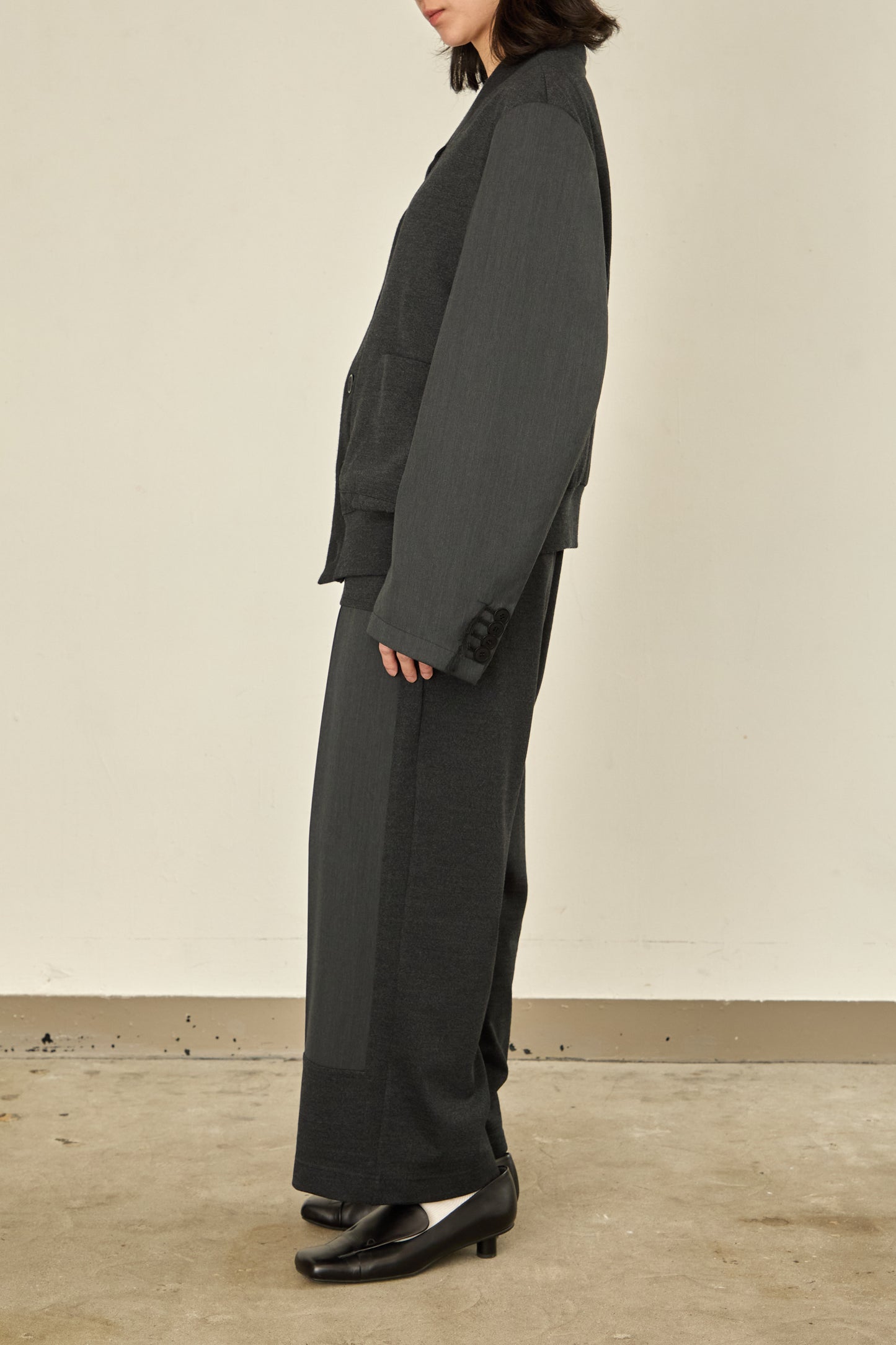 i'm here : UN(I)FORM JERSEY : DOCKING CARDIGAN