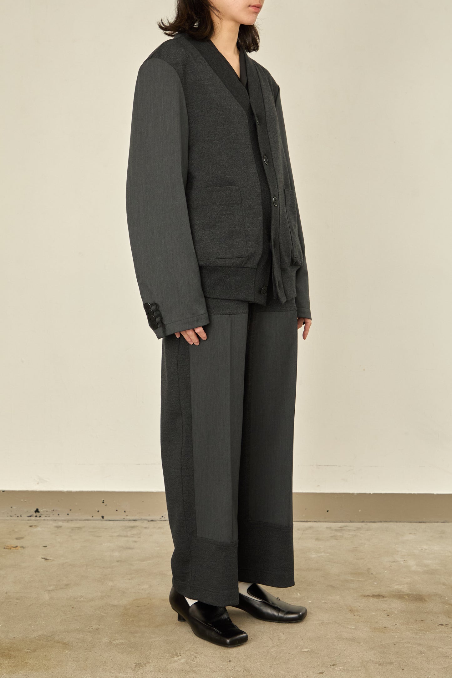 i'm here : UN(I)FORM JERSEY : DOCKING CARDIGAN